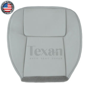 2005 to 2009 Chevy Equinox Passenger Side Bottom Synthetic Leather Replacement Seat Cover Gray