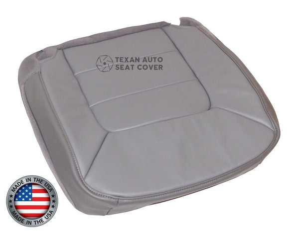2004, 2005 Ford Expedition NBX Driver Side Bottom Leather Replacement Seat Cover Gray