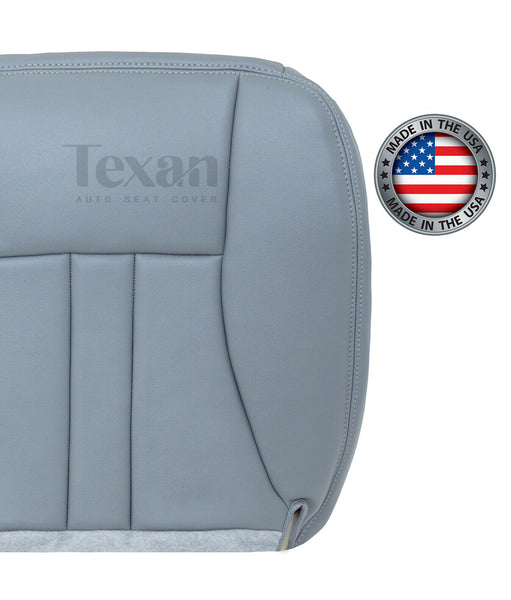 2006 to 2009 Chrysler Town & Country Driver Side Bottom Synthetic Leather Replacement Seat Cover Gray