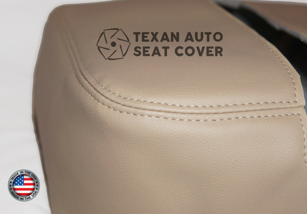 Fits 2007 to 2014 GMC Sierra Denali Center Console Synthetic Leather Replacement Cover Tan