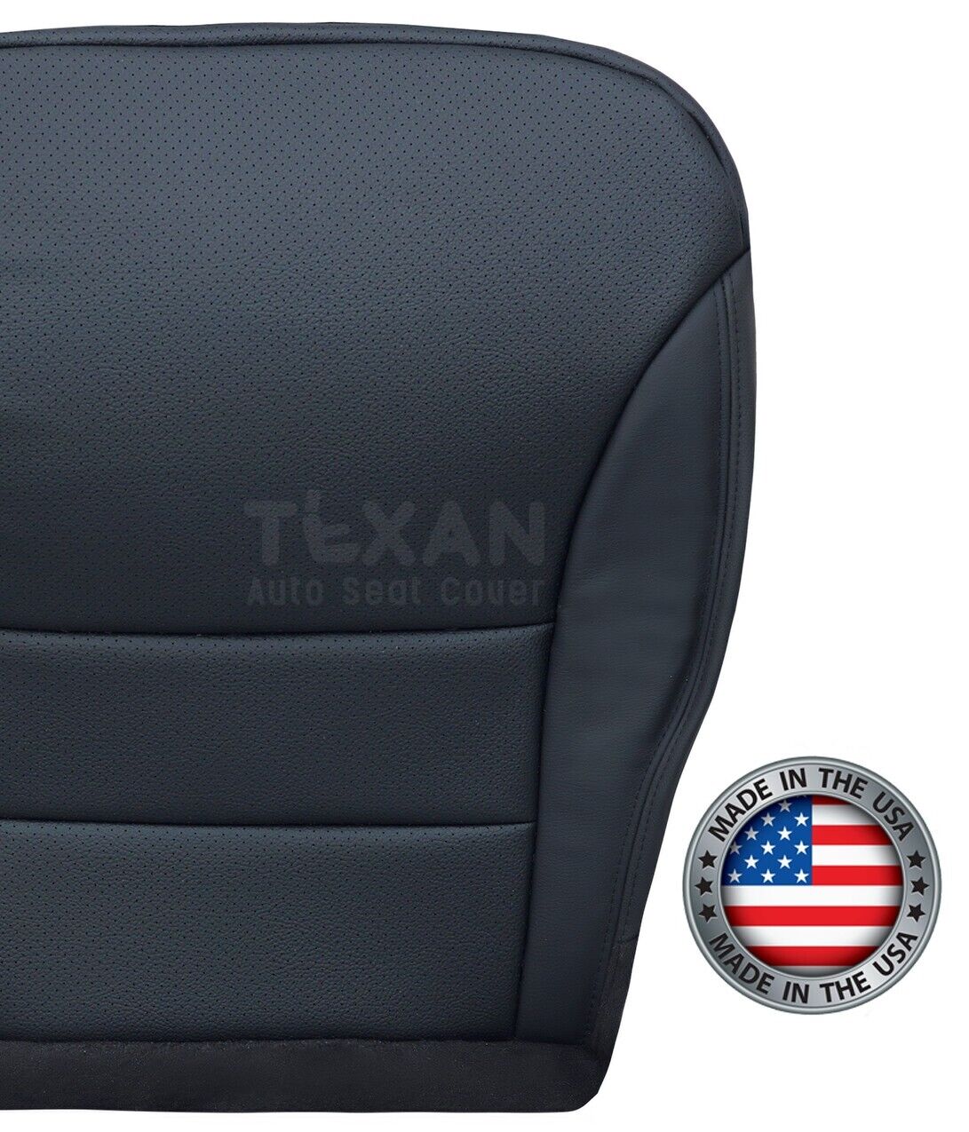 Fits 2005, 2006, 2007 Honda CRV Driver Side Bottom Leather Perforated Replacement Seat Cover Black