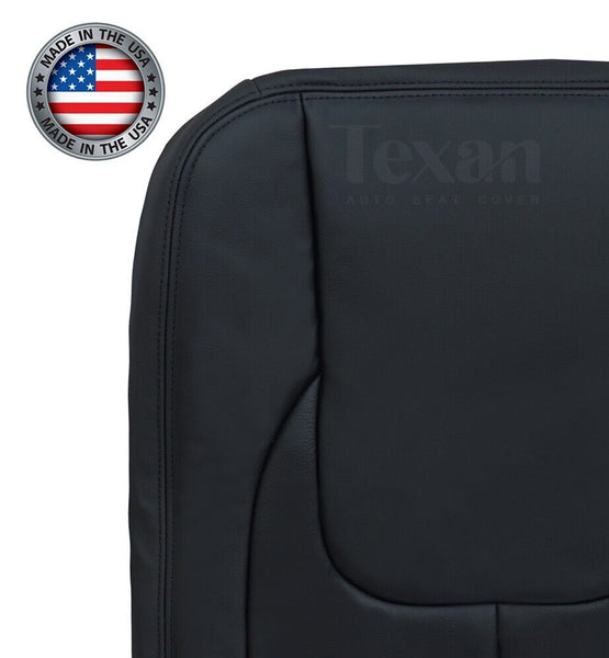 2002 & 2003 Dodge Ram Laramie Driver Side Bottom Leather  Replacement Seat Cover Dark Gray
