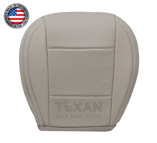 For 2015, 2016, 2017 Subaru Outback Passenger Bottom Perforated Synthetic Leather Replacement Seat Cover Ivory