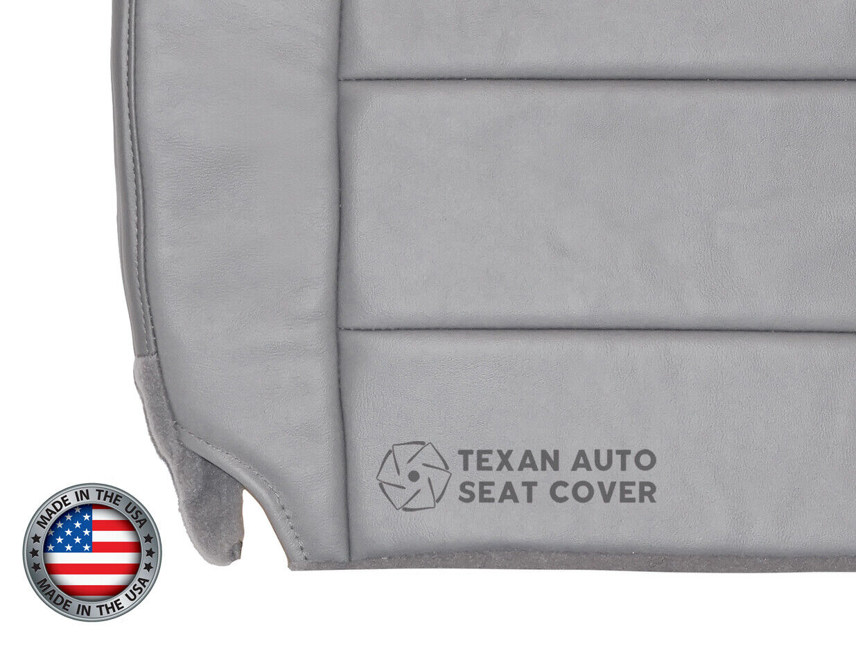 2004, 2005 Ford Expedition NBX Passenger Side Bottom Synthetic Leather Replacement Seat Cover Gray