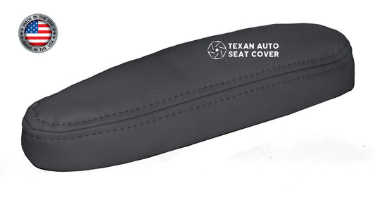 1999 to 2002 GMC Sierra Passenger Side Armrest Synthetic Leather Replacement Cover Dark Gray
