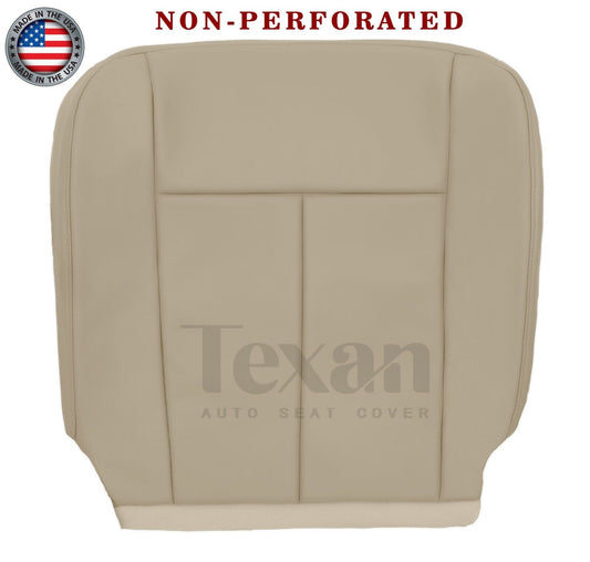Fits 2007 to 2014 Ford Expedition Passenger Side Bottom Synthetic Leather Replacement Seat Cover Tan