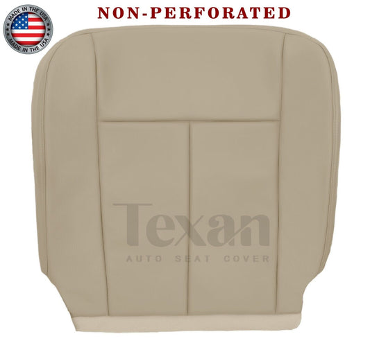Fits 2007 to 2014 Ford Expedition Driver Side Bottom Synthetic Leather Replacement Seat Cover Tan