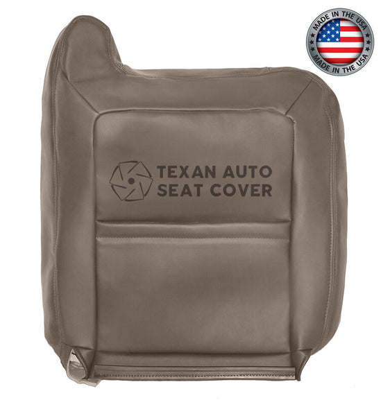 2003 to 2007 Chevy Silverado Passenger Side Lean Back Leather Replacement Seat Cover Tan