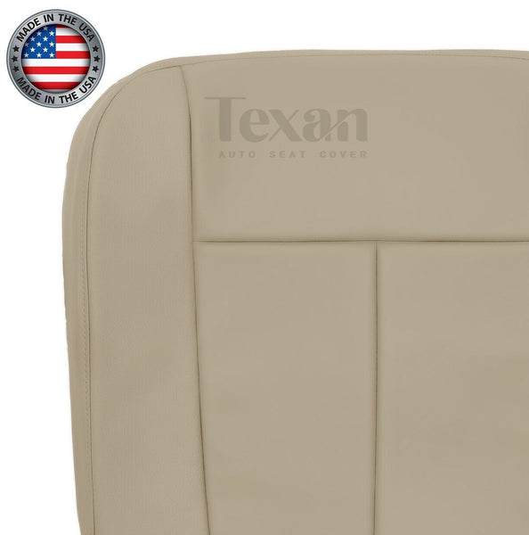 Fits 2007 to 2014 Ford Expedition Passenger Side Bottom Synthetic Leather Replacement Seat Cover Tan