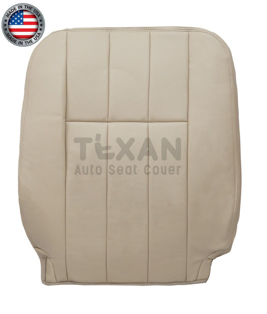 Fits 2006, 2007, 2008, 2009, 2010, 2011 Mercury Grand Marquis Driver Side Lean Back Leather Replacement Seat Cover Light Tan