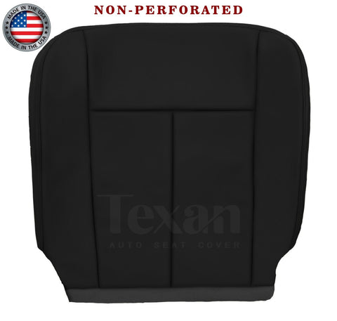 Fits 2007 to 2014 Ford Expedition Driver Side Bottom Leather Replacement Seat Cover Black