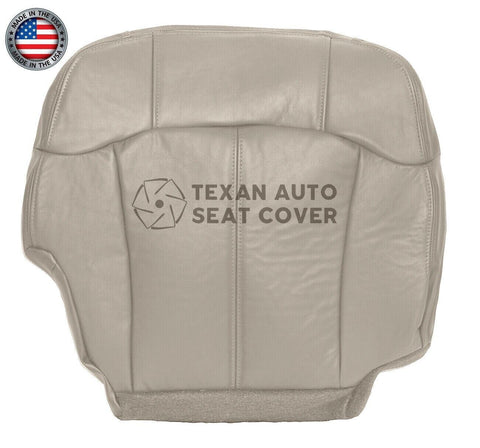 2000, 2001, 2002 Chevy Tahoe/Suburban 1500 2500 LT, LS Passenger Side Bottom Leather Replacement Seat Cover Tan
