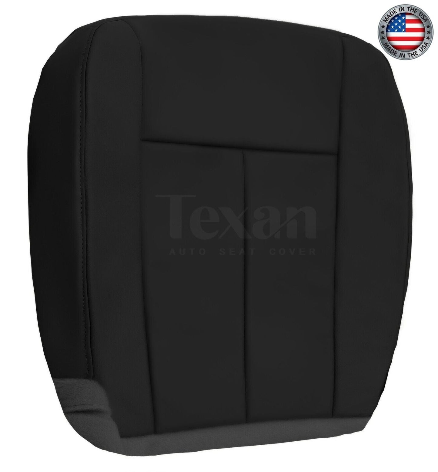 Fits 2007 to 2014 Ford Expedition Passenger Side Bottom Leather Replacement Seat Cover Black