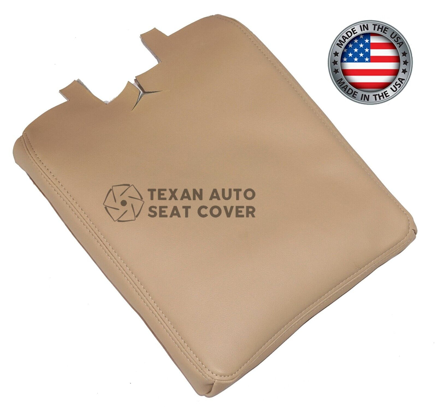 Fits 2007 to 2014 GMC Sierra Center Console Replacement Lid Cover Tan