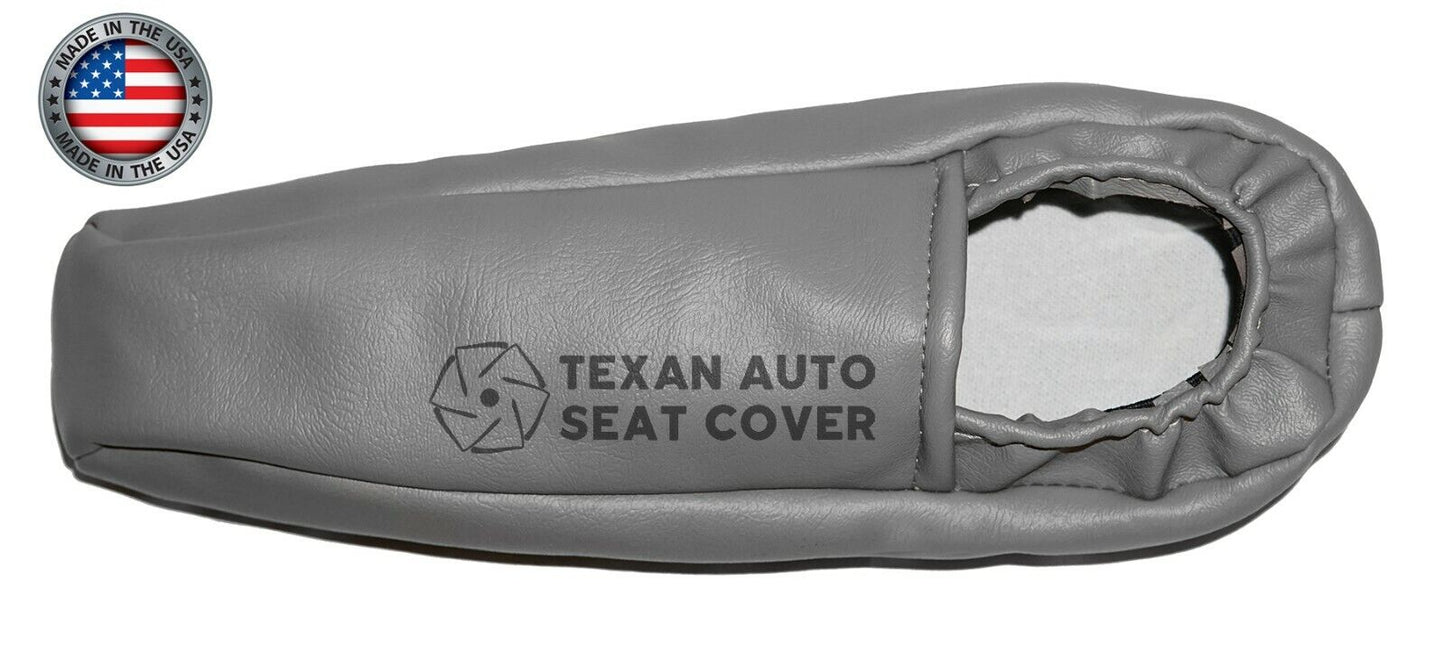 1995, 1996, 1997, 1998, 1999,GMC Suburban Passenger Side Armrest Synthetic Leather Replacement Seat Cover Gray