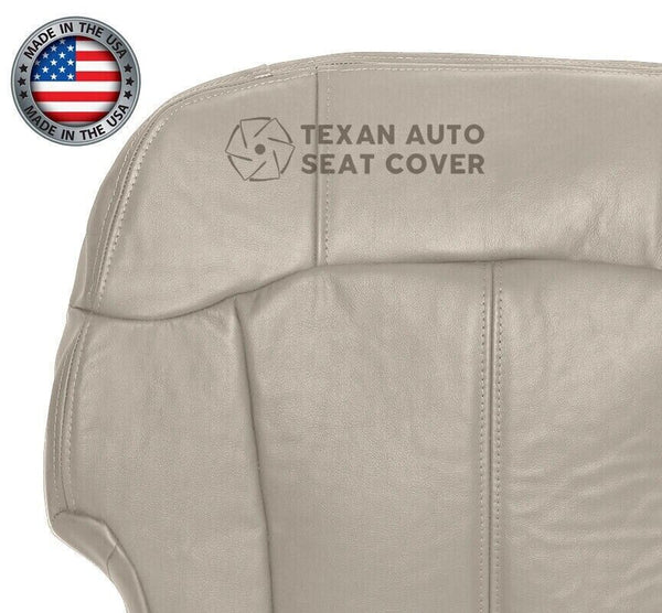 2000, 2001, 2002 Chevy Tahoe/Suburban 1500 2500 LT, LS Driver Side Bottom Synthetic Leather Replacement Seat Cover Tan