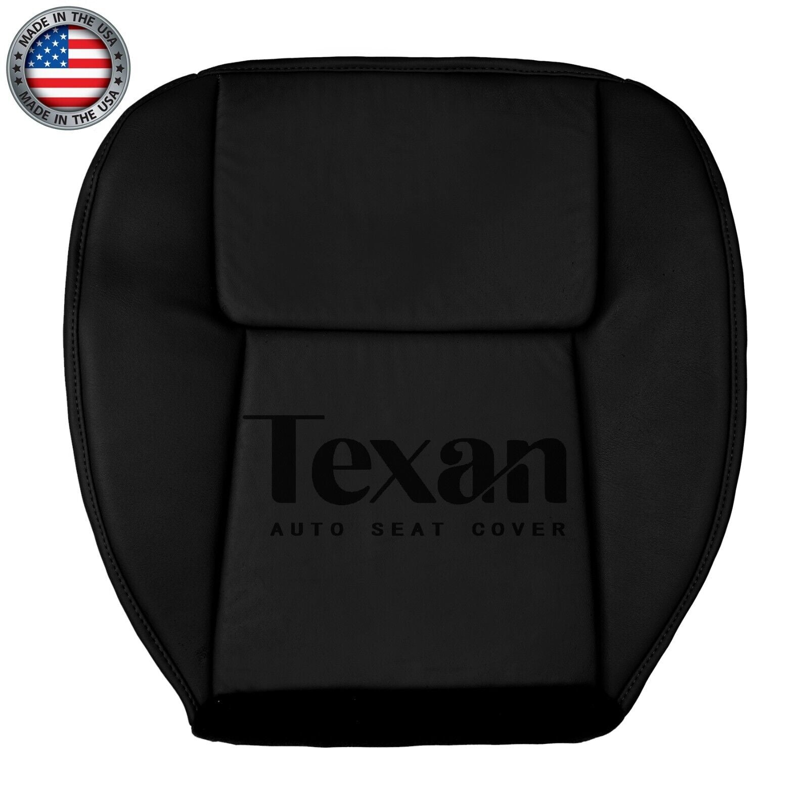 2006, 2007 Pontiac Torrent Passenger Bottom Leather Seat Cover Black