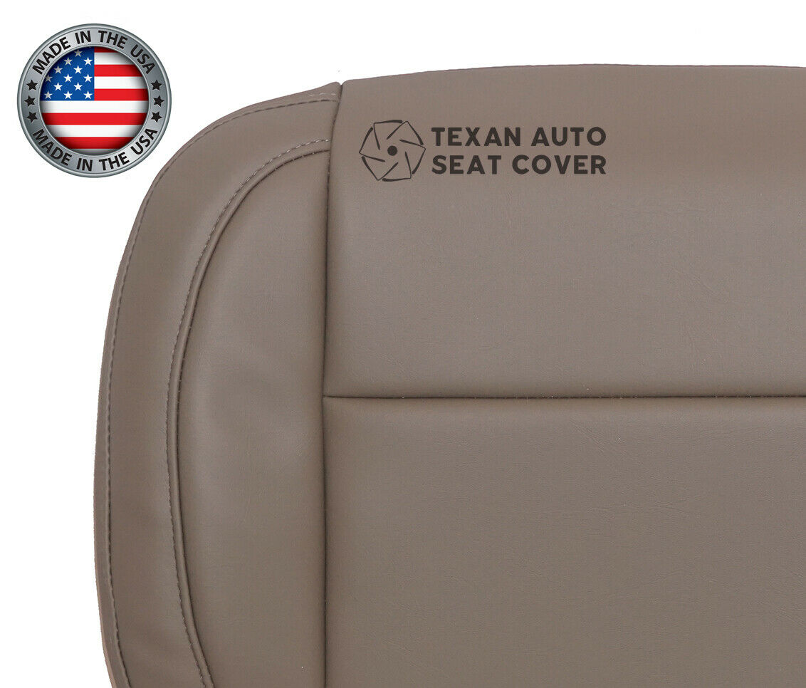 2015, 2016, 2017, 2018, 2019 GMC Yukon, Yukon XL Passenger Side Bottom Leather Replacement Seat Cover Tan