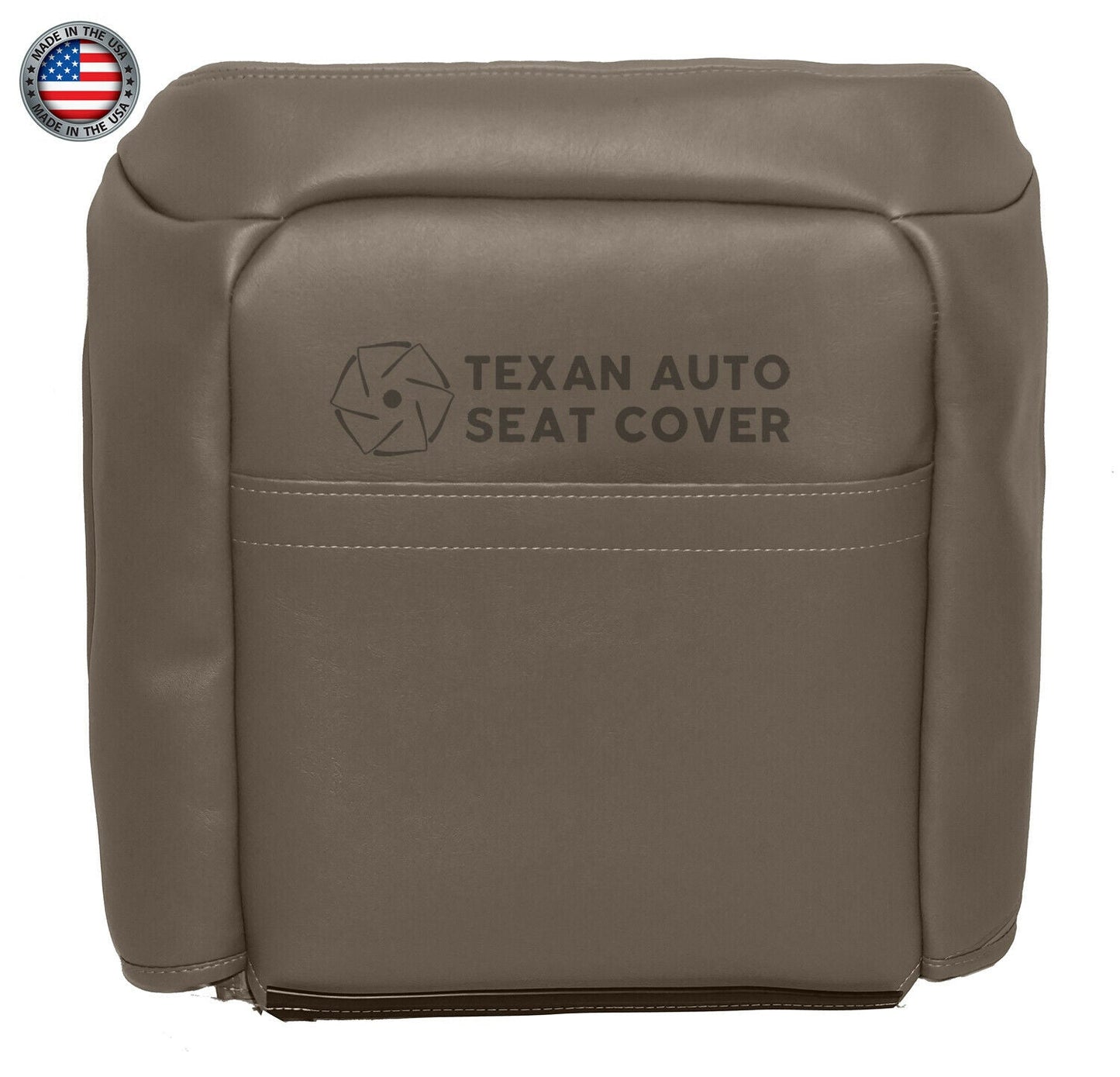 1995 to 2000 Chevy Silverado Passenger Side Lean Back Synthetic Leather Seat Cover Tan