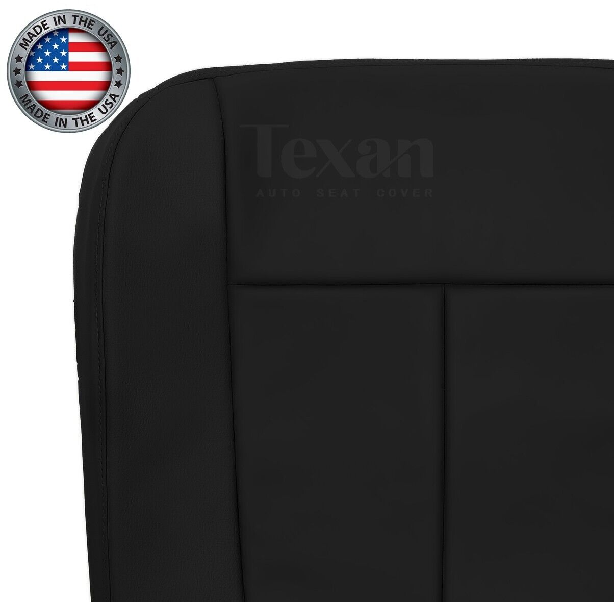 Fits 2007 to 2014 Ford Expedition Passenger Side Bottom Leather Replacement Seat Cover Black