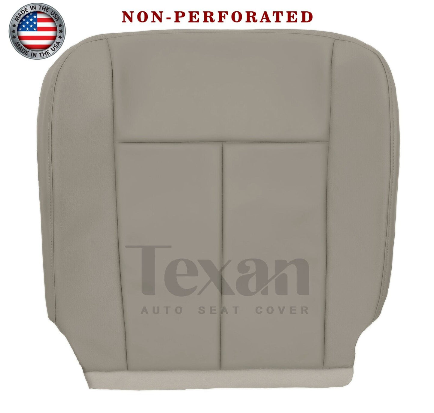 2007 to 2014 Ford Expedition Driver Side Bottom Leather Replacement Seat Cover Gray