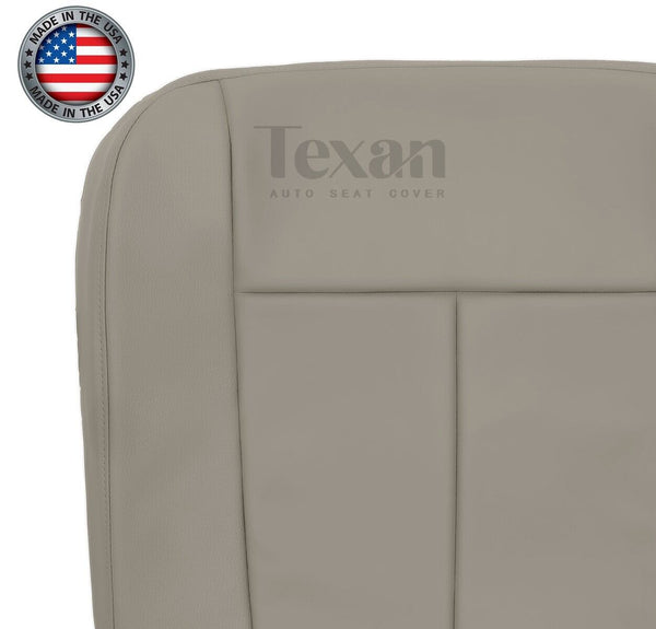 2007 to 2014 Ford Expedition Driver Side Bottom Leather Replacement Seat Cover Gray