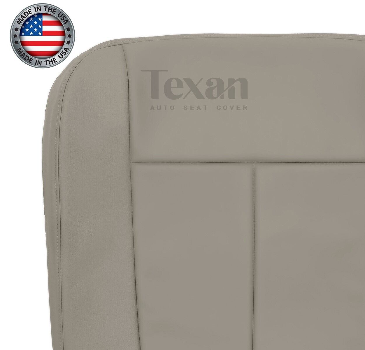 2007 to 2014 Ford Expedition Passenger Side Bottom Vinyl Replacement Seat Cover Gray