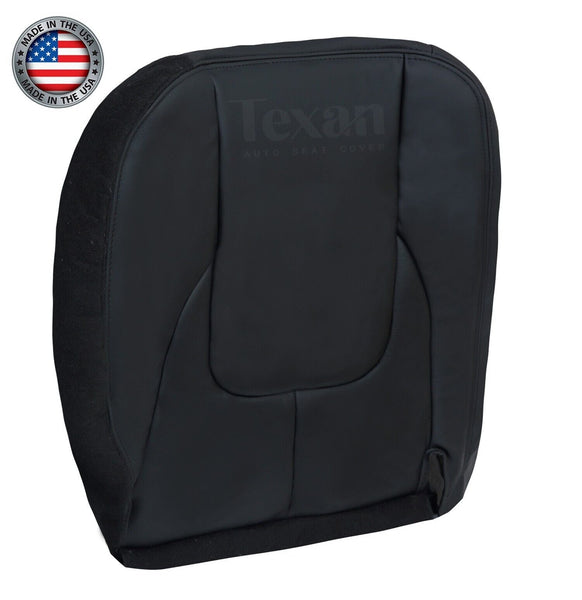 2002 & 2003 Dodge Ram Laramie Passenger Side Bottom Synthetic Leather  Replacement Seat Cover Dark Gray