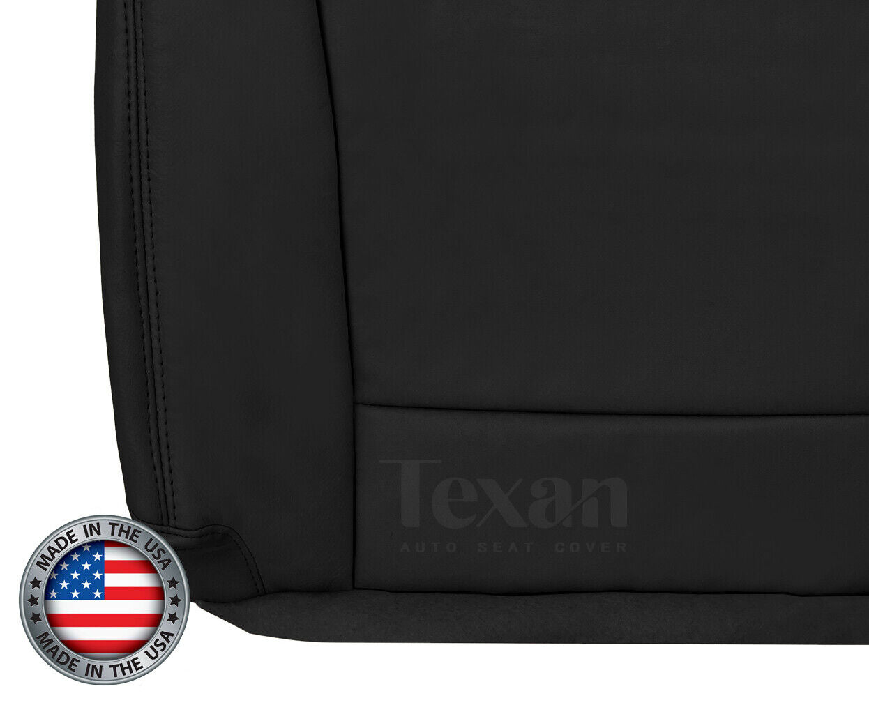 For 2006 to 2010 Ford Explorer Driver Side Bottom Synthetic Leather Replacement Seat Cover Black