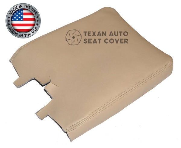 Fits 2007 to 2014 GMC Sierra Center Console Replacement Lid Cover Tan