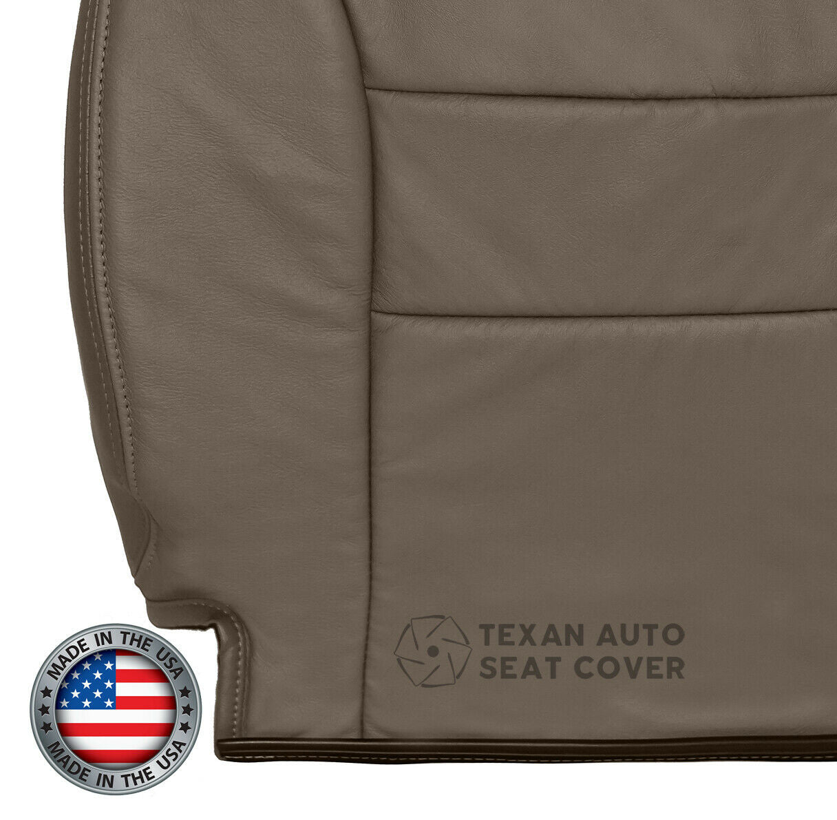 1995 to 2000 Chevy Silverado Driver Side Lean Back Synthetic Leather Seat Cover Tan