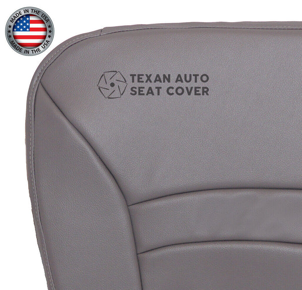 2000 to 2002 Ford Econoline Van Chateau Driver Side Synthetic Leather Replacement Seat Cover Gray