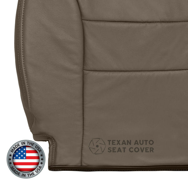 1995 to 2000 Chevy Silverado Passenger Side Lean Back Synthetic Leather Seat Cover Tan