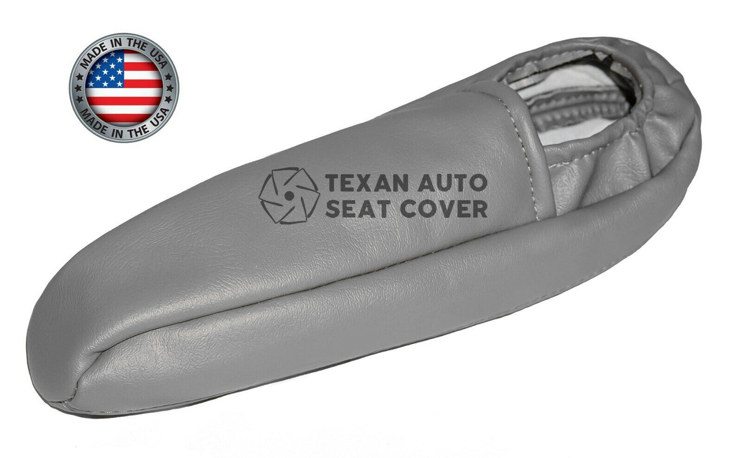 1995, 1996, 1997, 1998, 1999,GMC Suburban Passenger Side Armrest Synthetic Leather Replacement Seat Cover Gray
