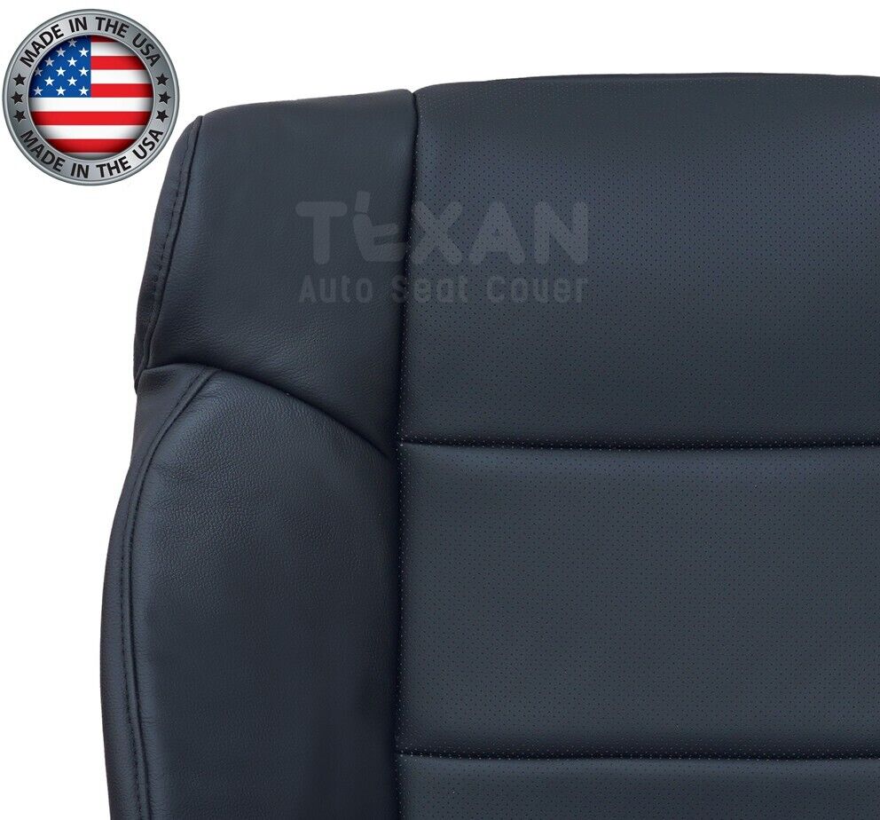 2009, 2010, 2011, 2012, 2013, 2014 Acura TSX Driver Side Lean Back Perforated Synthetic Leather Seat Cover Black