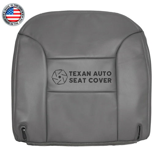 Fits 1995, 1996, 1997, 1998, 1999 GMC Suburban Passenger Side Bottom Leather Replacement Seat Cover Gray