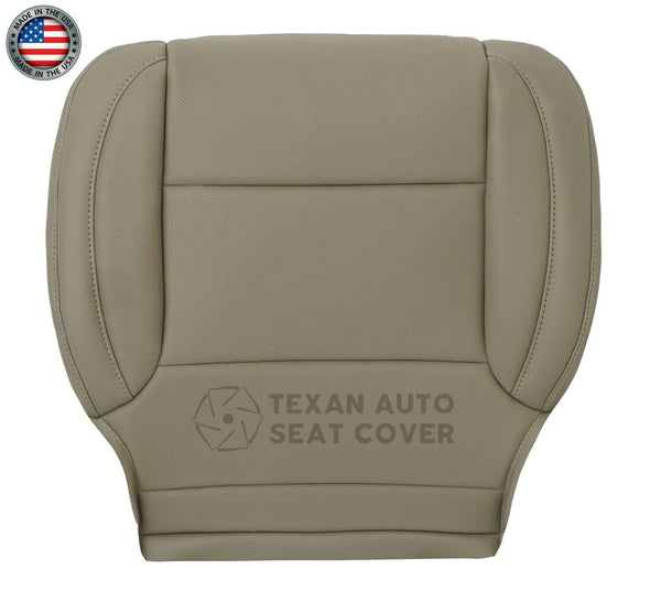 2015, 2016, 2017, 2018 GMC Yukon, Yukon XL Driver Side Bottom Perforated Leather Replacement Seat Cover Tan