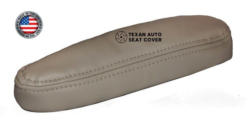 Fits 2003, 2004, 2005, 2006 GMC Yukon, Yukon XL Denali Passenger Side Armrest Synthetic Leather Replacement Seat Cover "Tan"