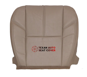 Fits 2007, 2008, 2009, 2010, 2011, 2012, 2013, 2014 GMC Yukon, Yukon XL Passenger Side Bottom Leather Replacement Seat Cover Tan