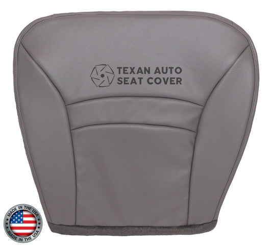 2000 to 2002 Ford Econoline Van Chateau Driver Side Synthetic Leather Replacement Seat Cover Gray
