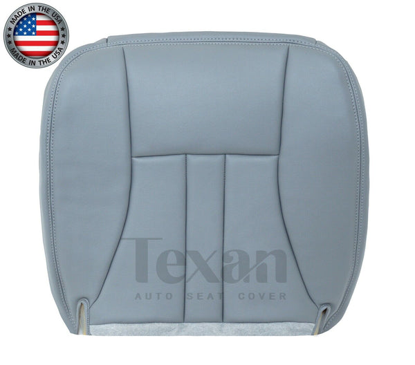 2006 to 2009 Chrysler Town & Country Driver Side Bottom Synthetic Leather Replacement Seat Cover Gray