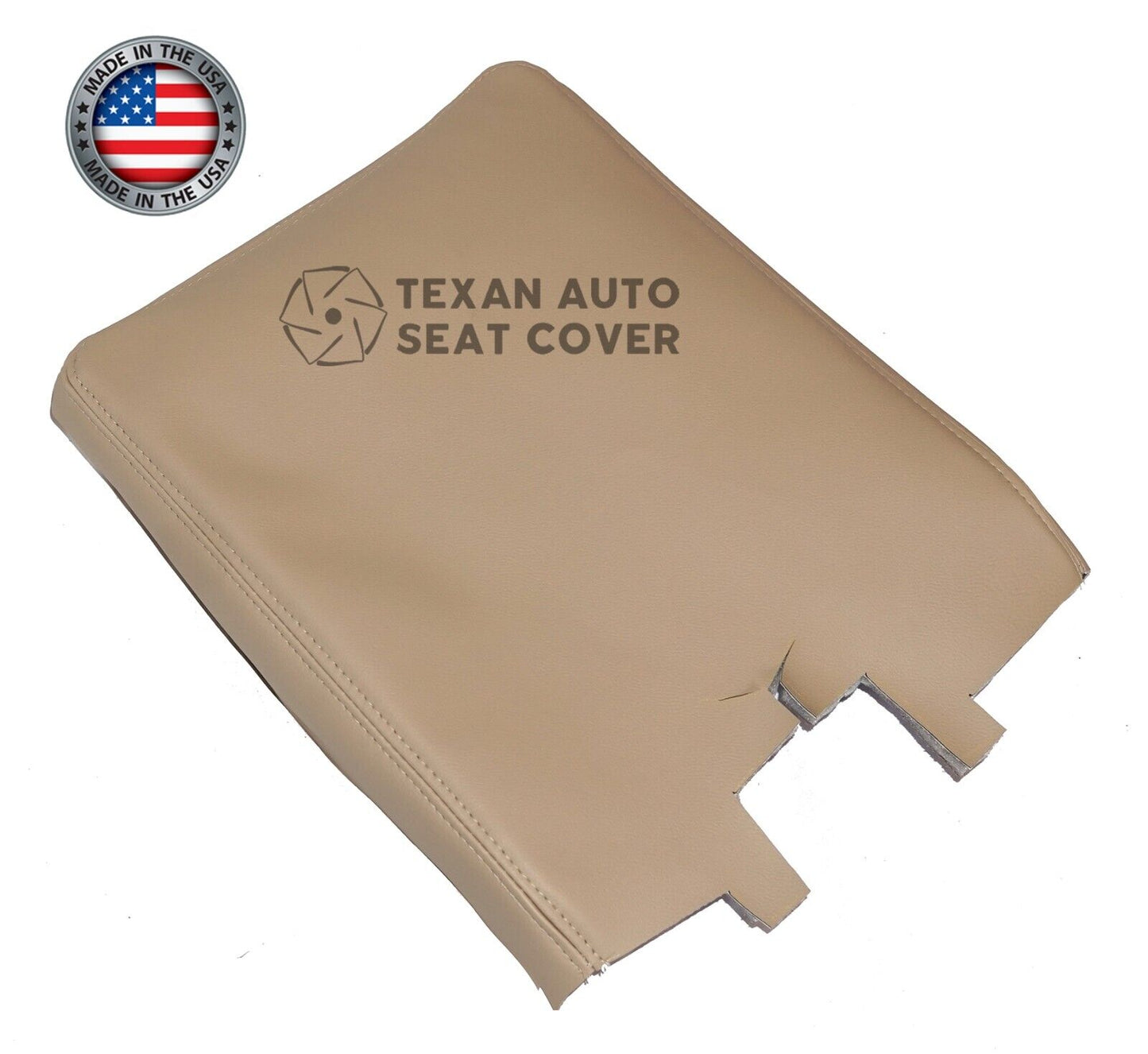 Fits 2007 to 2014 GMC Sierra Center Console Replacement Lid Cover Tan