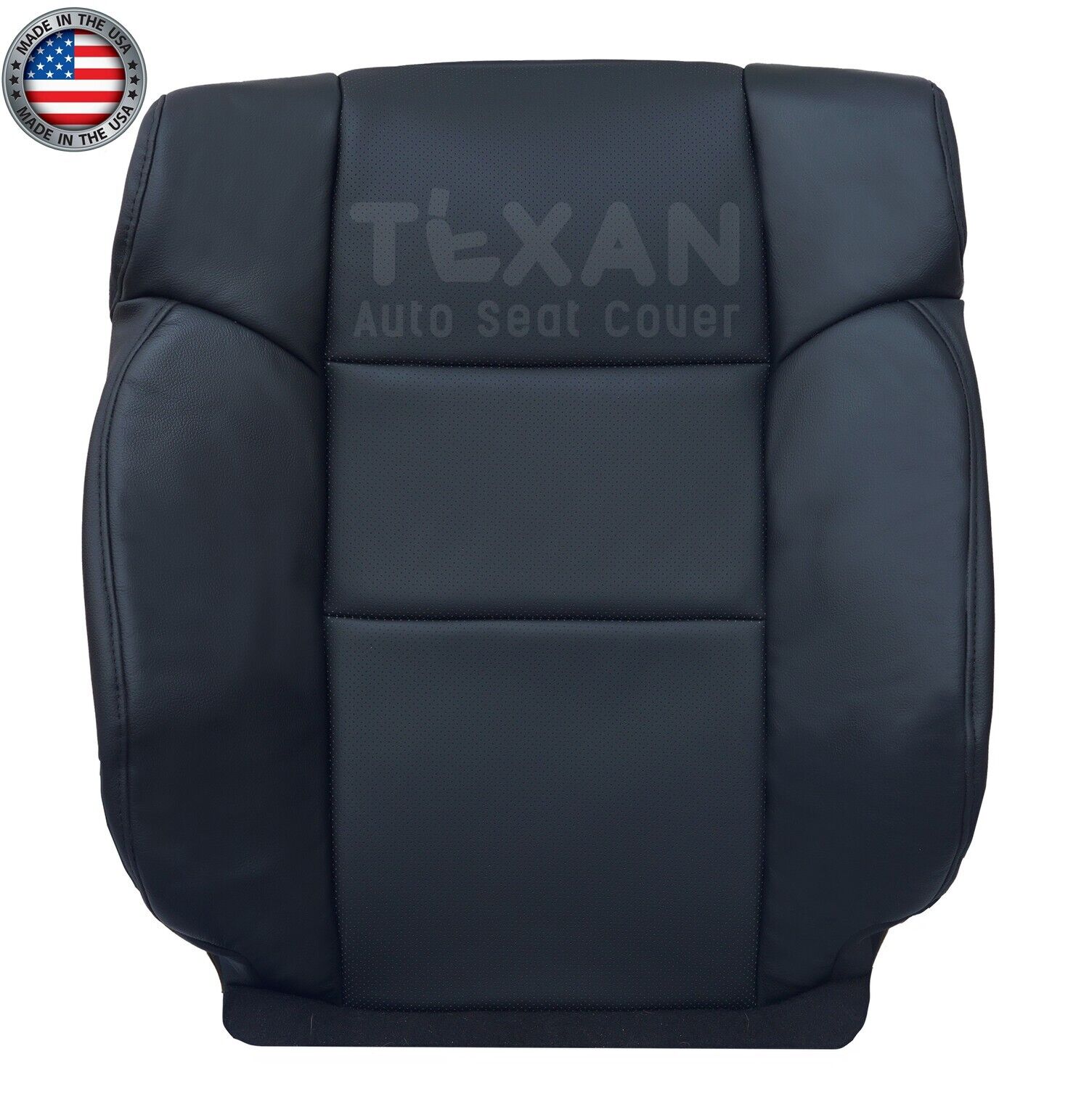 2009 to  2014 Acura TSX Passenger Side Lean Back Perforated Leather Seat Cover Black