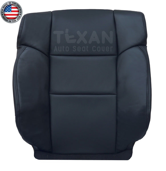 2009, 2010, 2011, 2012, 2013, 2014 Acura TSX Driver Side Lean Back Perforated Leather Seat Cover Black
