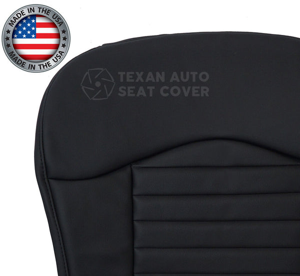 2000 Ford F-150 Harley Davidson Crew-Cab Driver Side Bottom Fully Leather Replacement Seat Cover Black