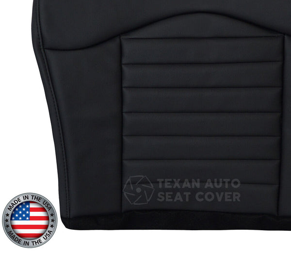 2000 Ford F-150 Harley Davidson Crew-Cab Passenger Side Bottom Fully Leather Replacement Seat Cover Black