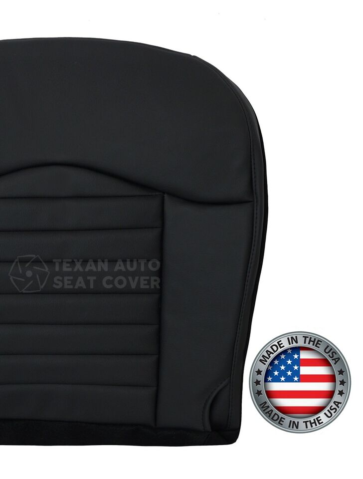 2000 Ford F-150 Harley Davidson Crew-Cab Driver Side Bottom Fully Leather Replacement Seat Cover Black