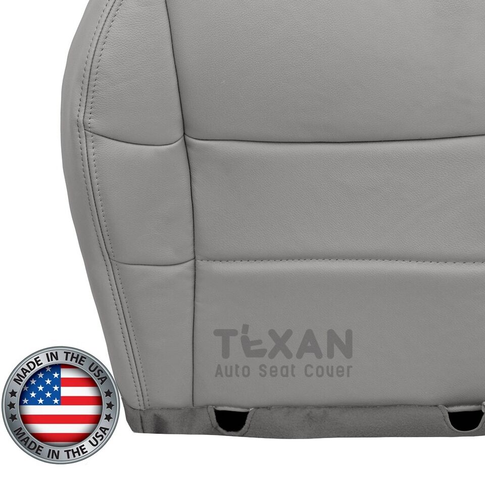 Fits 2000, 2001, 2002 Lincoln Navigator Passenger Side Bottom Leather Seat Cover Gray