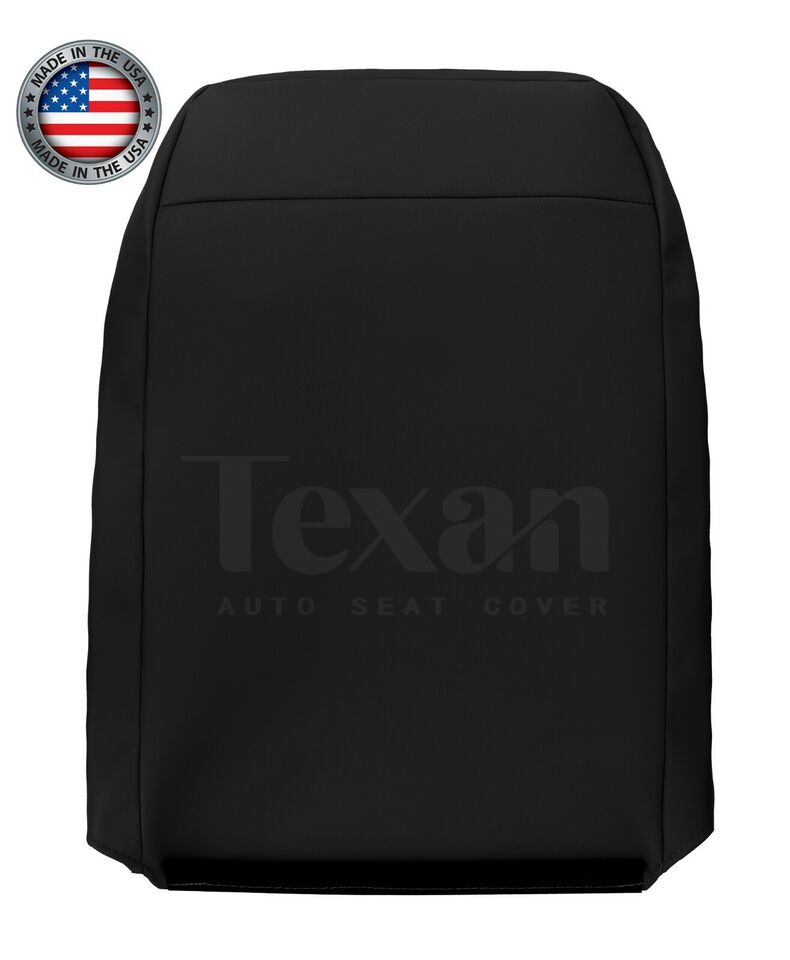 1999 to 2004 Ford Mustang GT V8 Driver Side Lean Back Synthetic Leather Replacement Seat Cover Black