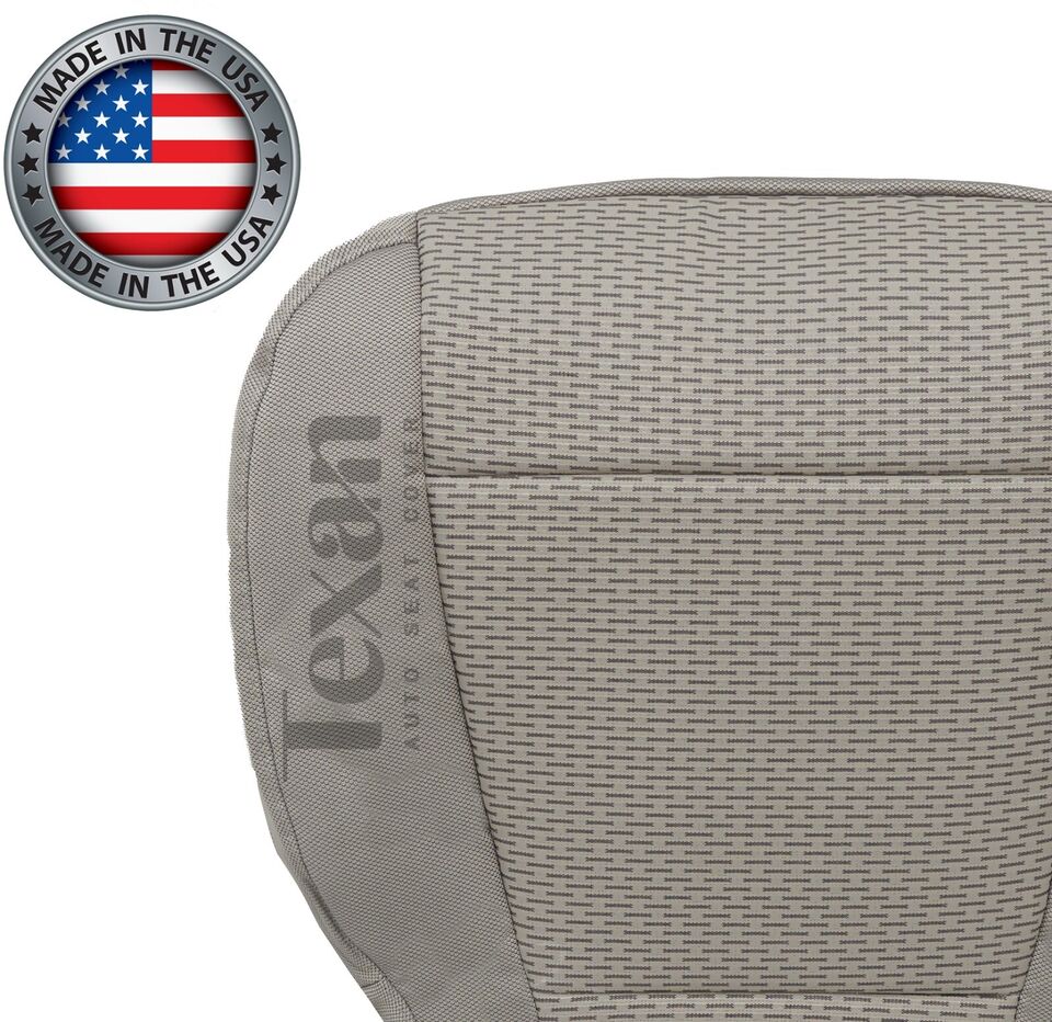 Fits 2015 to 2020 Ford F150 XLT Driver Side Bottom Cloth Replacement Seat Cover Tan